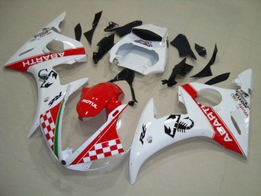 Buy 2003-2005 Red White Yamaha YZF R6 Motorbike Fairing Kits & Bodywork UK