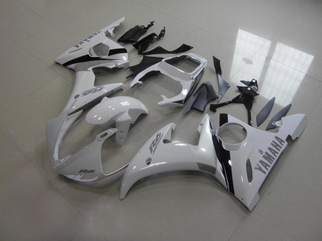 Buy 2003-2005 White and Grey Decals Yamaha YZF R6 Bike Fairing Kit UK Buy 2003-2005 White and Grey Decals Yamaha YZF R6 Bike Fairing Kit UK