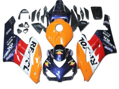Buy 2004-2005 Orange Red Blue Repsol Honda CBR1000RR Bike Fairing UK