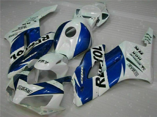 Buy 2004-2005 White Blue Repsol Honda CBR1000RR Motorbike Fairing Kits UK