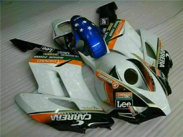 Buy 2004-2005 White Blue Honda CBR1000RR Replacement Fairings UK Buy 2004-2005 White Blue Honda CBR1000RR Replacement Fairings UK