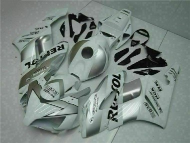 Buy 2004-2005 Silver White Repsol Honda CBR1000RR Motorcylce Fairings UK