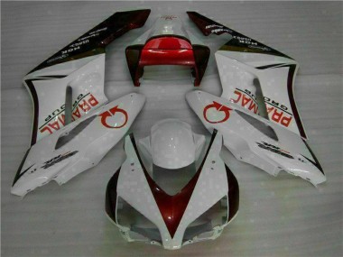 Buy 2004-2005 White Red Honda CBR1000RR Moto Fairings UK