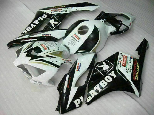 Buy 2004-2005 Black White Honda CBR1000RR Motorcycle Fairings UK Buy 2004-2005 Black White Honda CBR1000RR Motorcycle Fairings UK