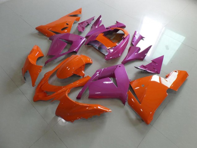 Buy 2003-2005 Orange and Pink Kawasaki ZX10R Motorcycle Bodywork UK