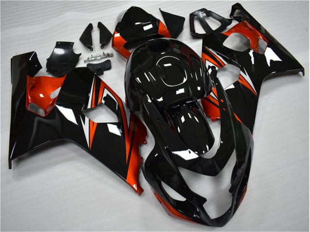 Buy 2004-2005 Orange Black Suzuki GSXR 600/750 Motor Bike Fairings UK Buy 2004-2005 Orange Black Suzuki GSXR 600/750 Motor Bike Fairings UK