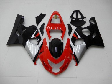 Buy 2004-2005 Red Black Suzuki GSXR 600/750 Motorbike Fairing Kits UK
