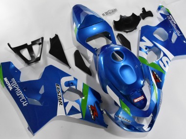 Buy 2004-2005 Blue White Suzuki GSXR 600/750 Motorcylce Fairings UK