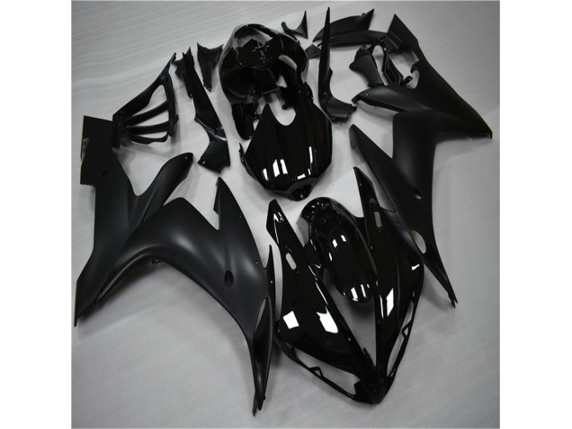Buy 2004-2006 Glossy Matte Black Yamaha YZF R1 Bike Fairing Kit UK