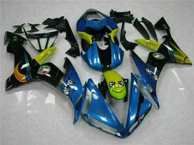 Buy 2004-2006 Blue Yamaha YZF R1 Motorcycle Replacement Fairings UK