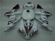 Buy 2004-2006 White Red Flame Yamaha YZF R1 Motorcyle Fairings UK