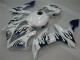 Buy 2004-2006 White Blue Flame Yamaha YZF R1 Replacement Fairings UK