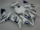 Buy 2004-2006 White Blue Flame Yamaha YZF R1 Replacement Fairings UK