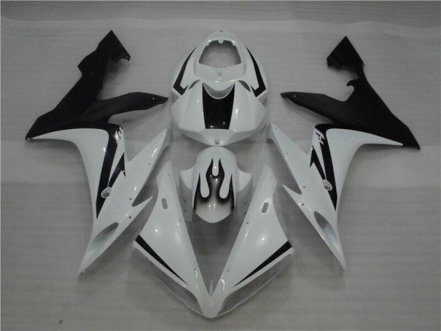 Buy 2004-2006 White Black Flame Yamaha YZF R1 Motor Fairings UK Buy 2004-2006 White Black Flame Yamaha YZF R1 Motor Fairings UK