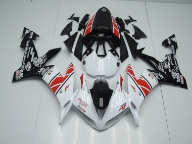 Buy 2004-2006 White Black Stickers Yamaha YZF R1 Motorbike Fairing UK