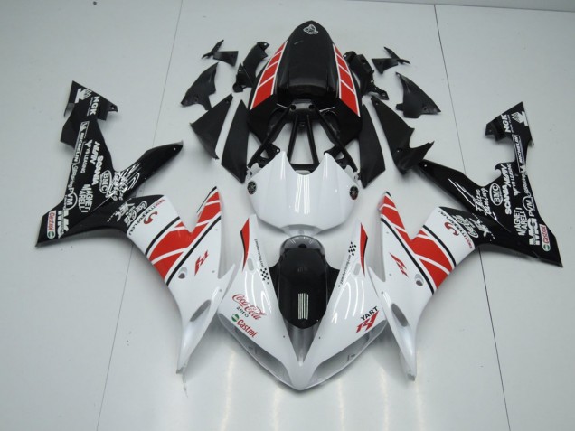Buy 2004-2006 White Black Stickers Yamaha YZF R1 Motorbike Fairing UK