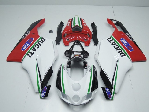Buy 2005-2006 White Red Enel Ducati 749 999 Bike Fairing Kit UK Buy 2005-2006 White Red Enel Ducati 749 999 Bike Fairing Kit UK