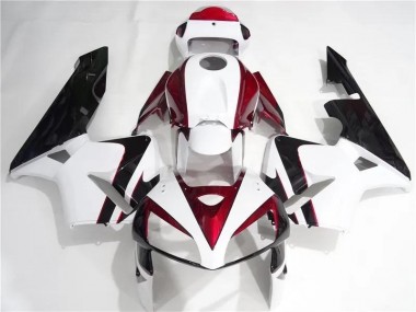 Buy 2005-2006 Red White Black Honda CBR600RR Motorcycle Fairing UK