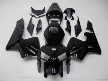 Buy 2005-2006 Glossy Black Honda CBR600RR Motorcycle Fairing Kit UK