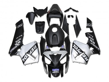 Buy 2005-2006 Silver Repsol Black Honda CBR600RR Bike Fairings UK
