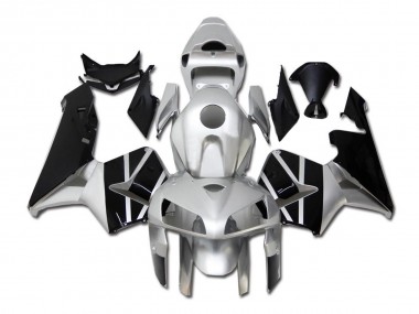 Buy 2005-2006 Silver Black Honda CBR600RR Motor Bike Fairings UK