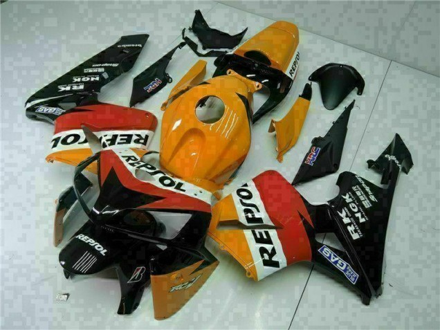 Buy 2005-2006 Orange Black Repsol Honda CBR600RR Motorbike Fairing UK Buy 2005-2006 Orange Black Repsol Honda CBR600RR Motorbike Fairing UK