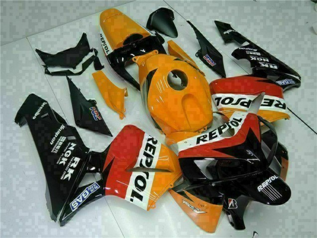 Buy 2005-2006 Orange Black Repsol Honda CBR600RR Motorbike Fairing UK Buy 2005-2006 Orange Black Repsol Honda CBR600RR Motorbike Fairing UK