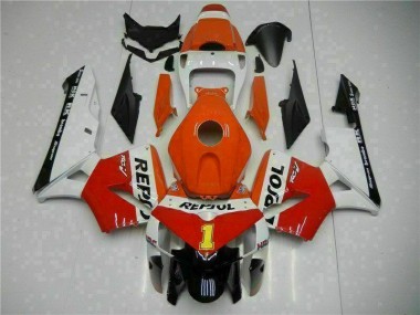 Buy 2005-2006 Orange Repsol Honda CBR600RR Bike Fairing Kit UK