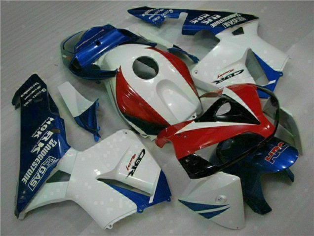 Buy 2005-2006 White Blue Honda CBR600RR Moto Fairings UK Buy 2005-2006 White Blue Honda CBR600RR Moto Fairings UK
