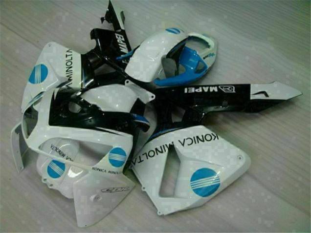 Buy 2005-2006 White Blue Honda CBR600RR Motorcyle Fairings UK Buy 2005-2006 White Blue Honda CBR600RR Motorcyle Fairings UK