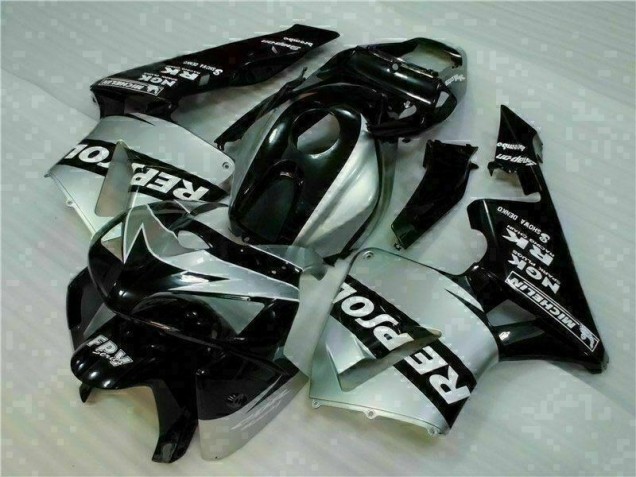 Buy 2005-2006 Black Silver Repsol Honda CBR600RR Motorcycle Fairings Kit UK Buy 2005-2006 Black Silver Repsol Honda CBR600RR Motorcycle Fairings Kit UK