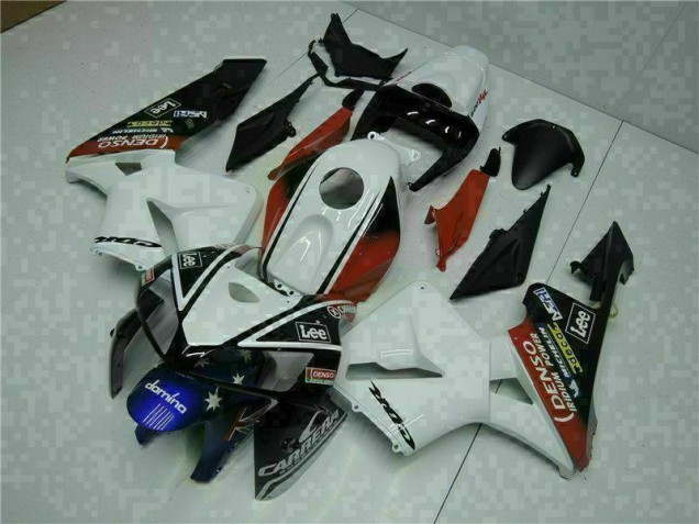 Buy 2005-2006 White Red Black Lee Honda CBR600RR Motorbike Fairing UK Buy 2005-2006 White Red Black Lee Honda CBR600RR Motorbike Fairing UK