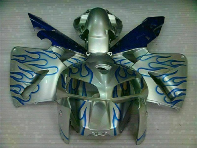 Buy 2005-2006 White Blue Flame Honda CBR600RR Motorcycle Fairing Kit UK Buy 2005-2006 White Blue Flame Honda CBR600RR Motorcycle Fairing Kit UK