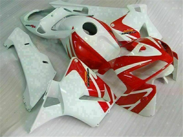 Buy 2005-2006 Red White Honda CBR600RR Motor Fairings UK Buy 2005-2006 Red White Honda CBR600RR Motor Fairings UK