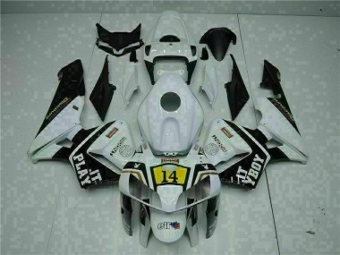 Buy 2005-2006 White Playboy 14 Honda CBR600RR Motorcycle Replacement Fairings UK