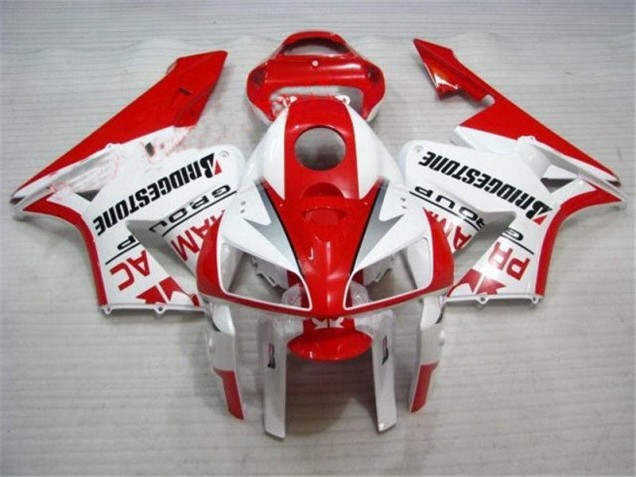 Buy 2005-2006 Red White Honda CBR600RR Bike Fairings UK Buy 2005-2006 Red White Honda CBR600RR Bike Fairings UK