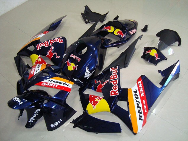 Buy 2005-2006 Dark Blue Red Bull Repsol Honda CBR600RR Motorcycle Fairings Kits UK Buy 2005-2006 Dark Blue Red Bull Repsol Honda CBR600RR Motorcycle Fairings Kits UK