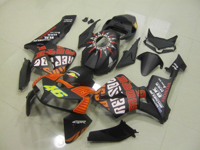 Buy 2005-2006 Matte Black Rossi Honda CBR600RR Motorbike Fairing UK Buy 2005-2006 Matte Black Rossi Honda CBR600RR Motorbike Fairing UK