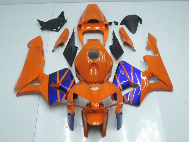 Buy 2005-2006 Orange Blue Honda CBR600RR Motorcycle Fairings Kit UK Buy 2005-2006 Orange Blue Honda CBR600RR Motorcycle Fairings Kit UK
