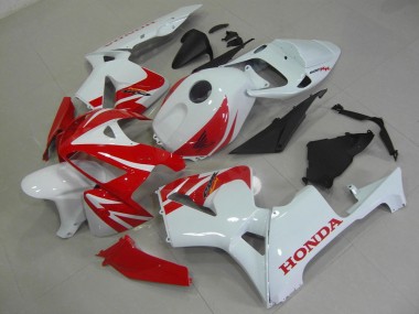 Buy 2005-2006 Red White Honda CBR600RR Replacement Motorcycle Fairings UK