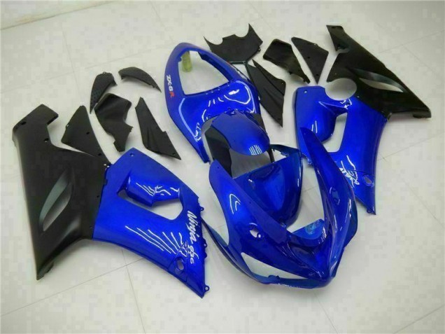 Buy 2005-2006 Blue Kawasaki ZX6R Motorcycle Fairing Kit UK Buy 2005-2006 Blue Kawasaki ZX6R Motorcycle Fairing Kit UK