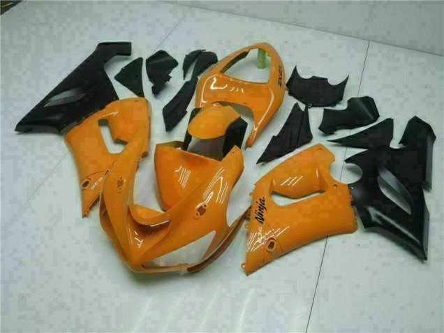 Buy 2005-2006 Orange Kawasaki ZX6R Bike Fairing UK Buy 2005-2006 Orange Kawasaki ZX6R Bike Fairing UK