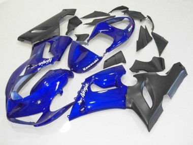 Buy 2005-2006 Blue Black Kawasaki ZX6R Motorcycle Fairing UK