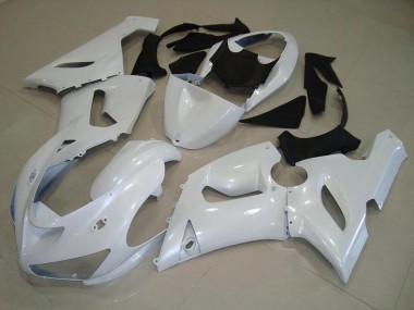 Buy 2005-2006 Dark Pearl White Kawasaki ZX6R Motorbike Fairing UK