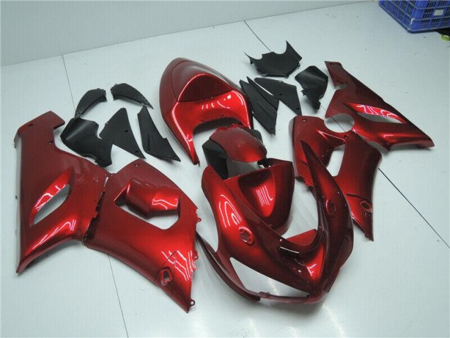 Buy 2005-2006 Candy Red Kawasaki ZX6R Motorcycle Fairing Kits UK Buy 2005-2006 Candy Red Kawasaki ZX6R Motorcycle Fairing Kits UK