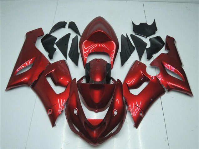 Buy 2005-2006 Candy Red Kawasaki ZX6R Motorcycle Fairing Kits UK Buy 2005-2006 Candy Red Kawasaki ZX6R Motorcycle Fairing Kits UK