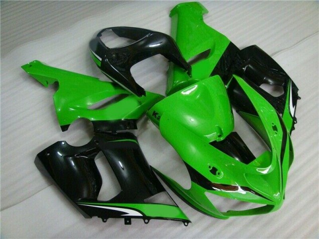 Buy 2005-2006 Green White Black Kawasaki ZX6R Motorcyle Fairings UK Buy 2005-2006 Green White Black Kawasaki ZX6R Motorcyle Fairings UK
