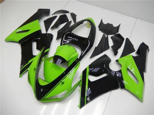 Buy 2005-2006 Green Black Kawasaki ZX6R Motor Fairings UK Buy 2005-2006 Green Black Kawasaki ZX6R Motor Fairings UK