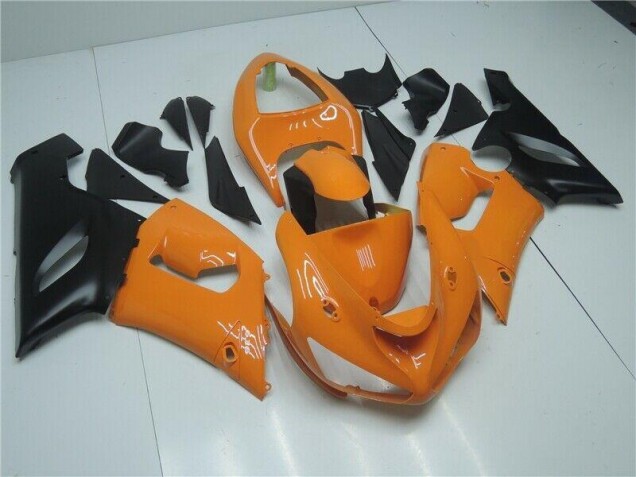 Buy 2005-2006 Orange Black Kawasaki ZX6R Bike Fairings UK Buy 2005-2006 Orange Black Kawasaki ZX6R Bike Fairings UK