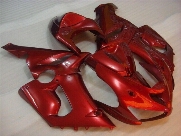 Buy 2005-2006 Red Kawasaki ZX6R Bike Fairing UK Buy 2005-2006 Red Kawasaki ZX6R Bike Fairing UK